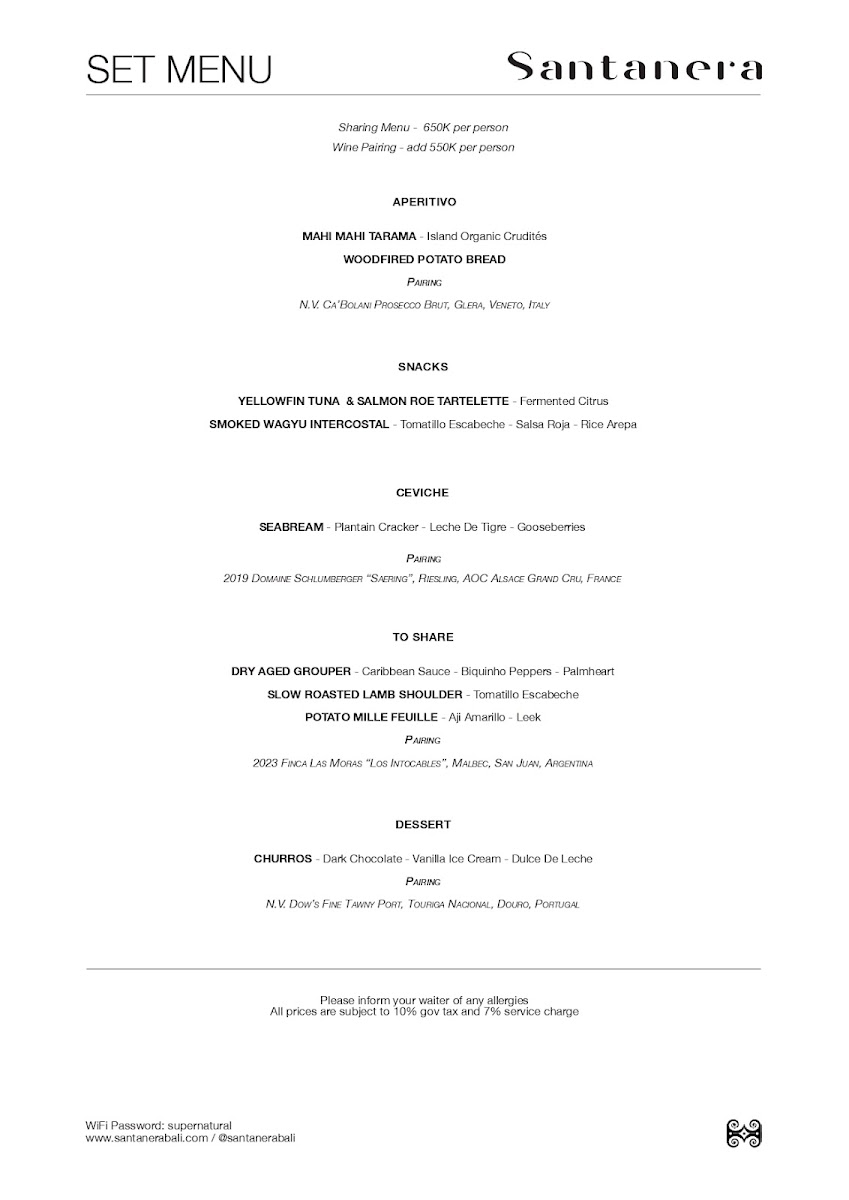 Menu Santanera-2